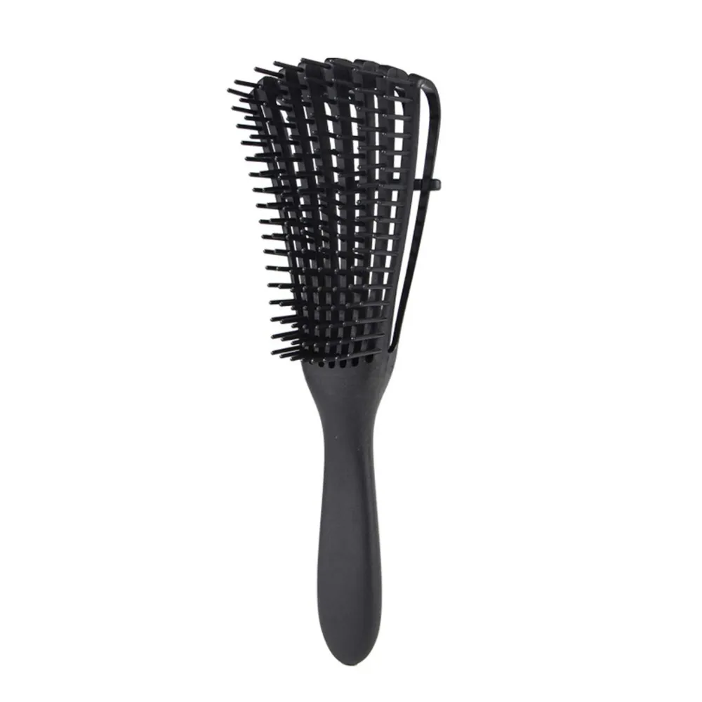 Detangling Hair Brushes for Natural Hair Thick Curly Kinky Coily, Wet - Black