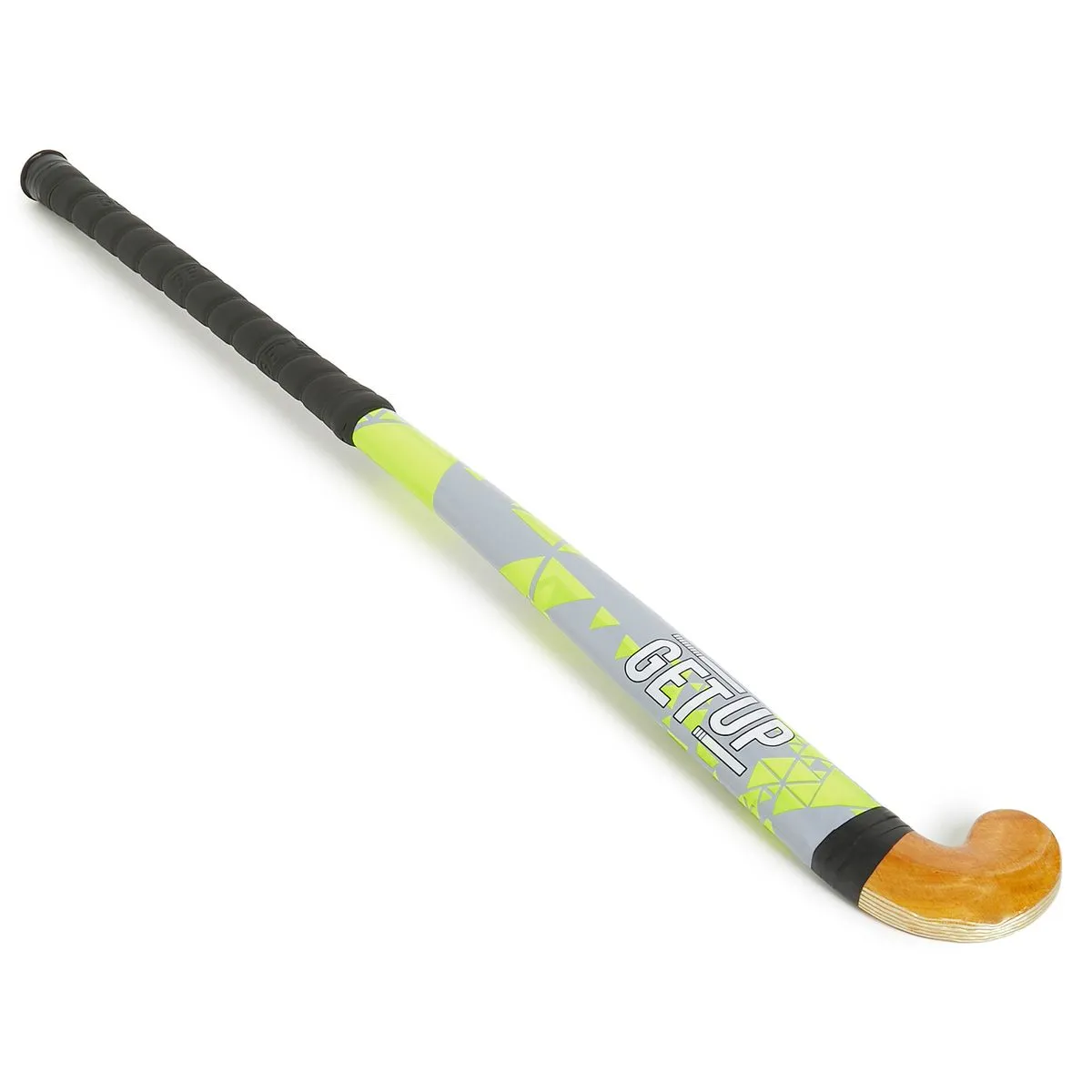 GetUp Wooden Hockey Stick - Yellow