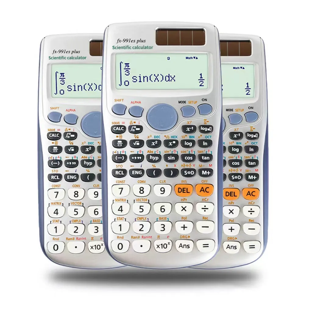 FX-991ES PLUS 2nd Gen Scientific Calculator - 417 Functions, Solar Powered