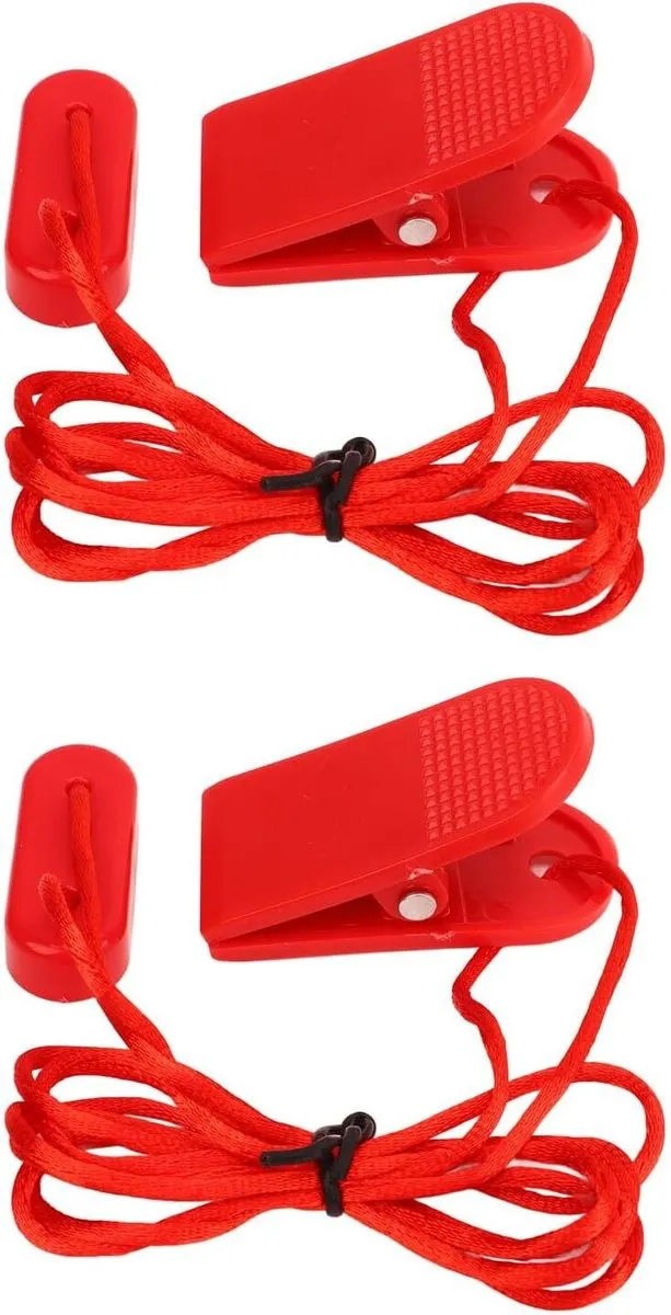 Strong ABS Treadmill Safety Key, Magnetic Attraction, Compact, Easy