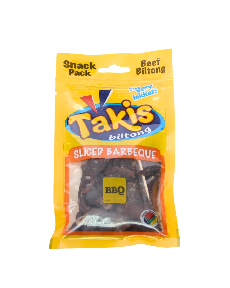 Takis Biltong Snack Pack - Sliced BBQ- Beef - 50g
