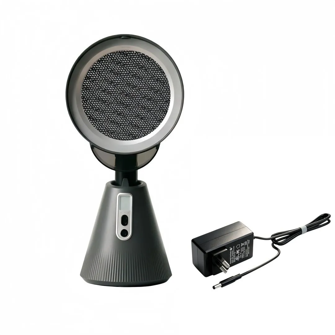 Portable Desktop Range Hood with 3-Speed Control & Washable Filters