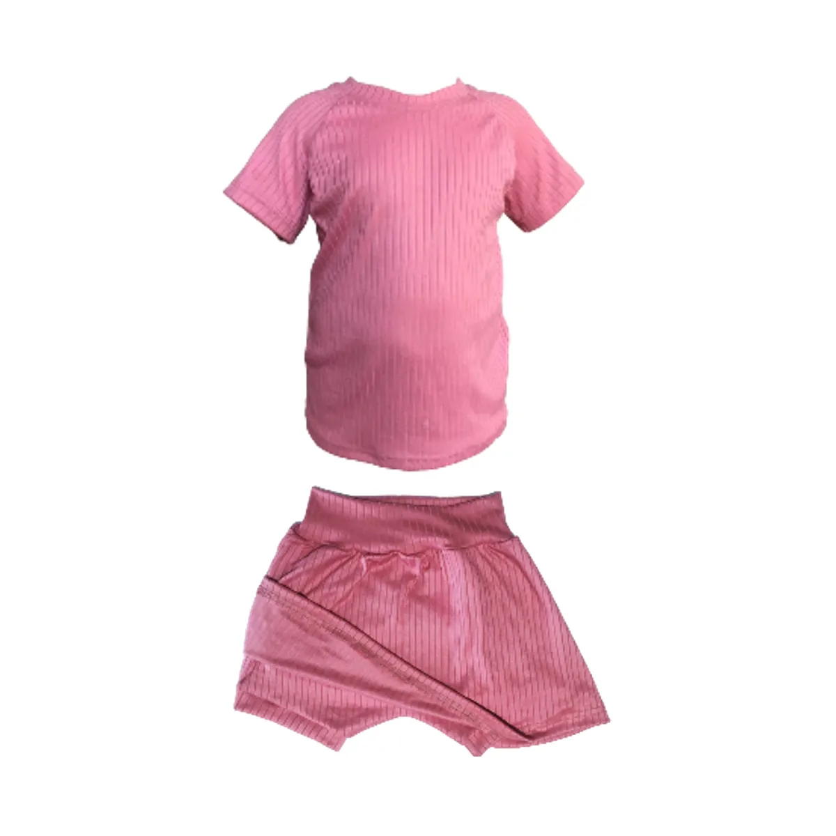 Kids Clothing Combo - T-Shirt & Skort - Pink