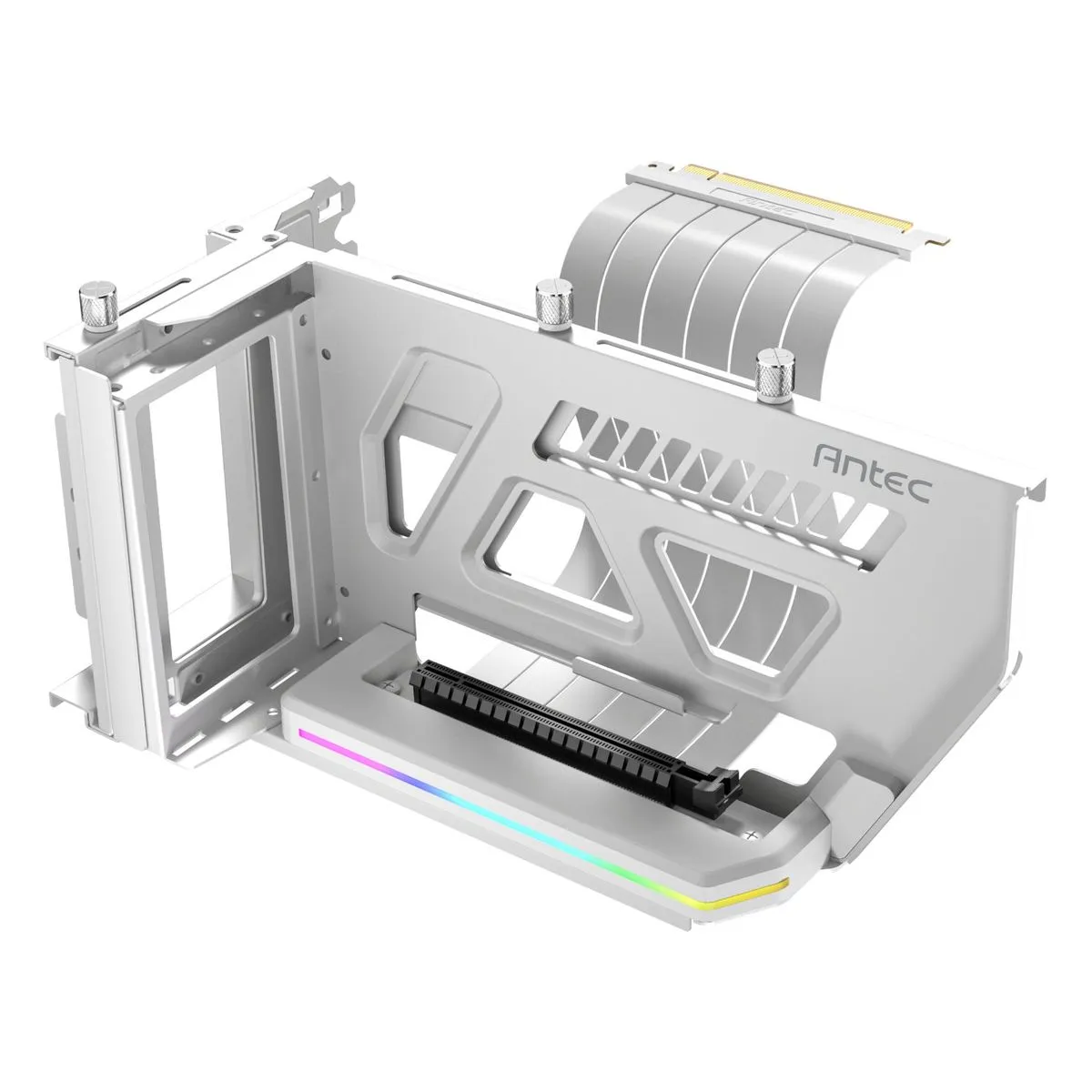 Antec GPU Bracket - SHIFT ARGB Vertical with PCIe 4.0 Riser Cable - White