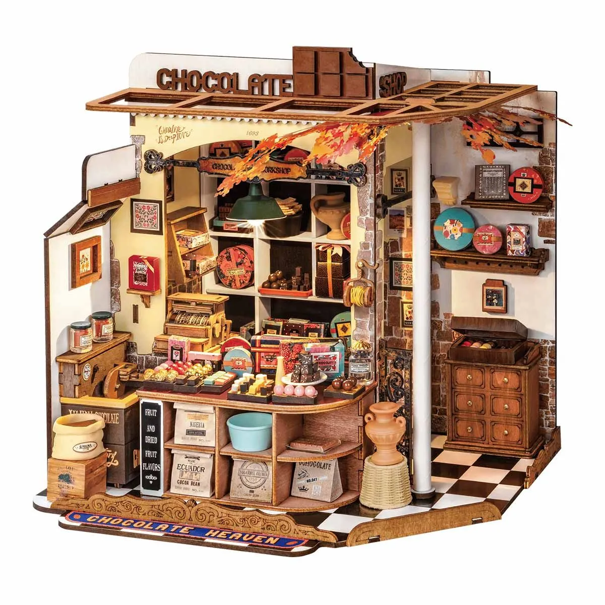 Rolife Henry's Chocolate DIY 3D Miniature House