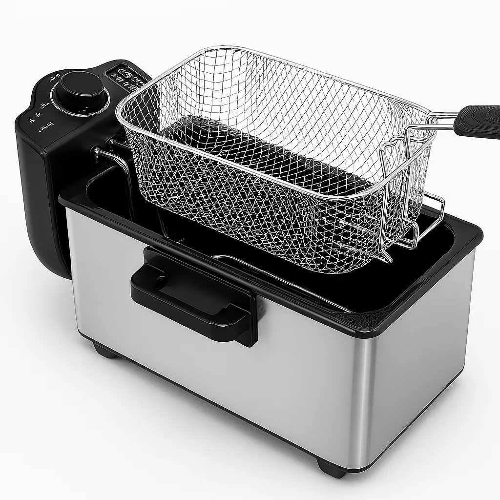 3.5L Stainless Steel Deep Fryer - For Home Kitchen Use