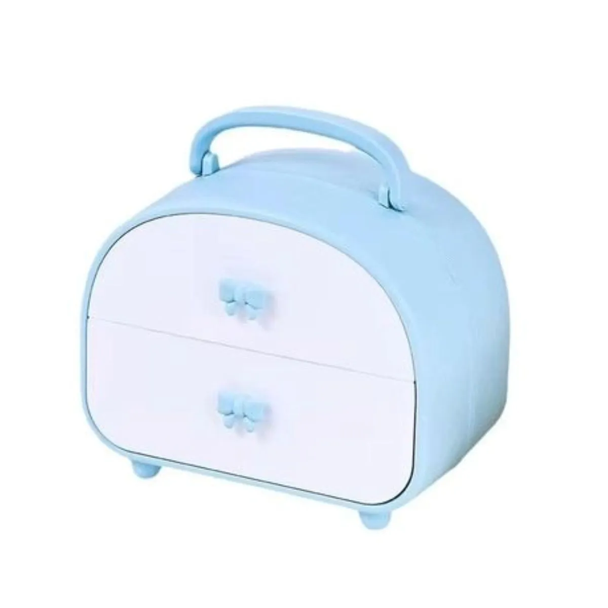 Bowtie 2 Drawer Storage Box - Blue