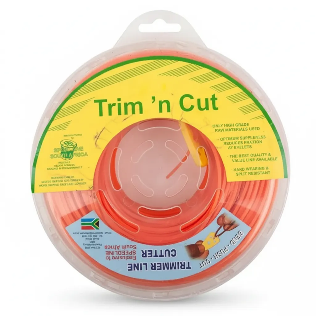 2.00 mm Square Trimmer Line 120 m Lumo Orange