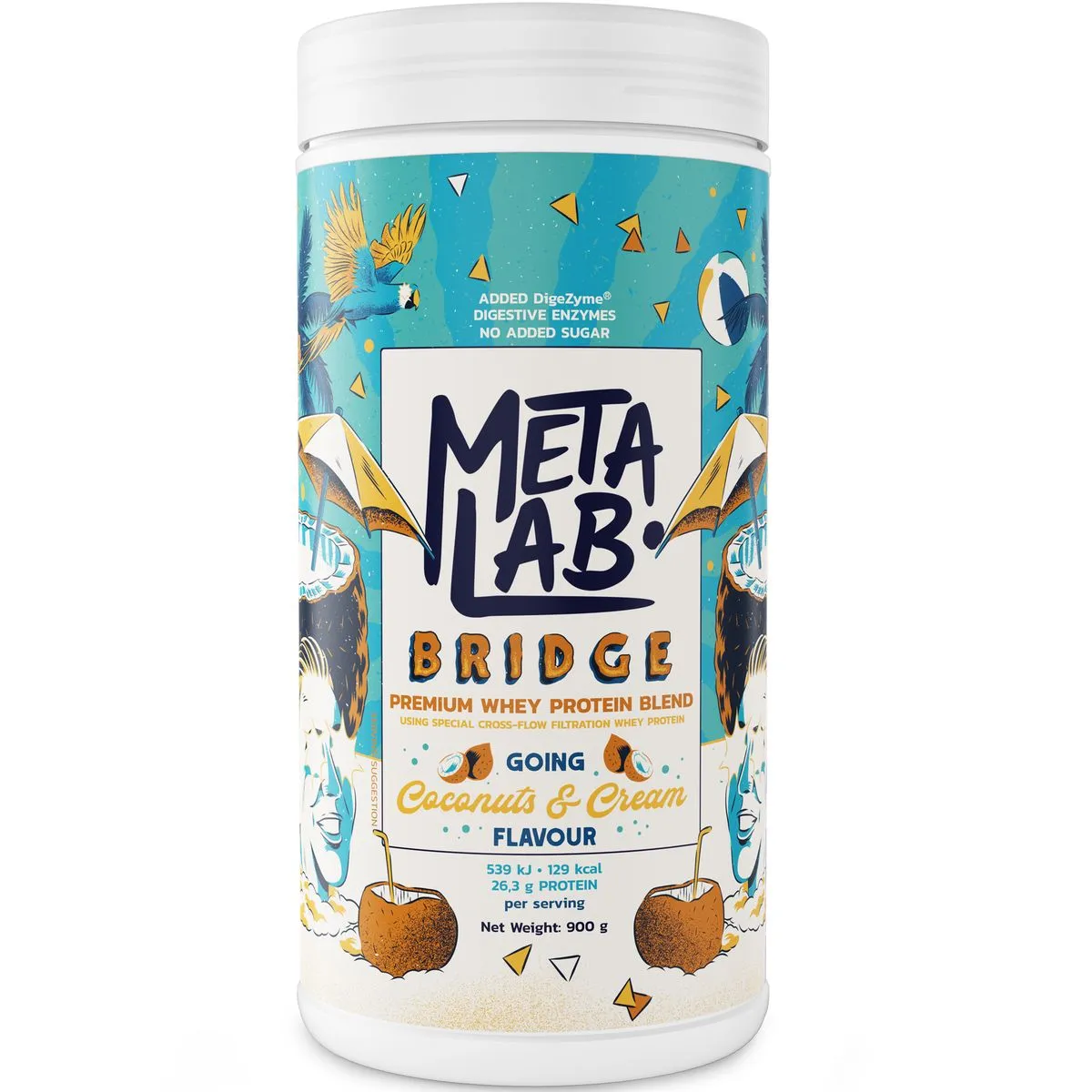 METALAB Bridge Premium Whey Protein Blend (900g) - Coconuts & Cream