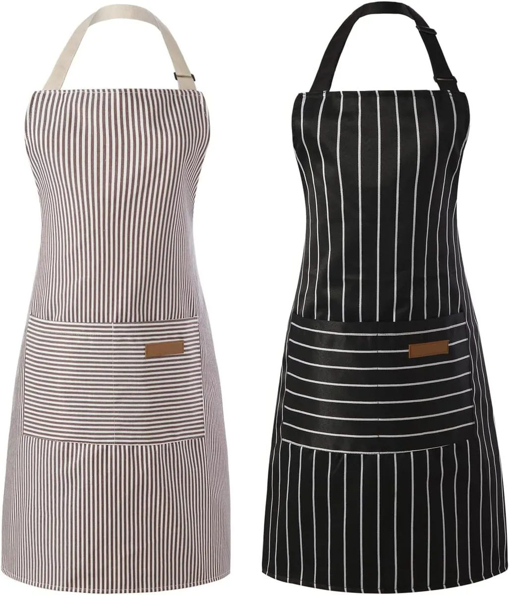Neck Adjustable Aprons With 2 Pockets
