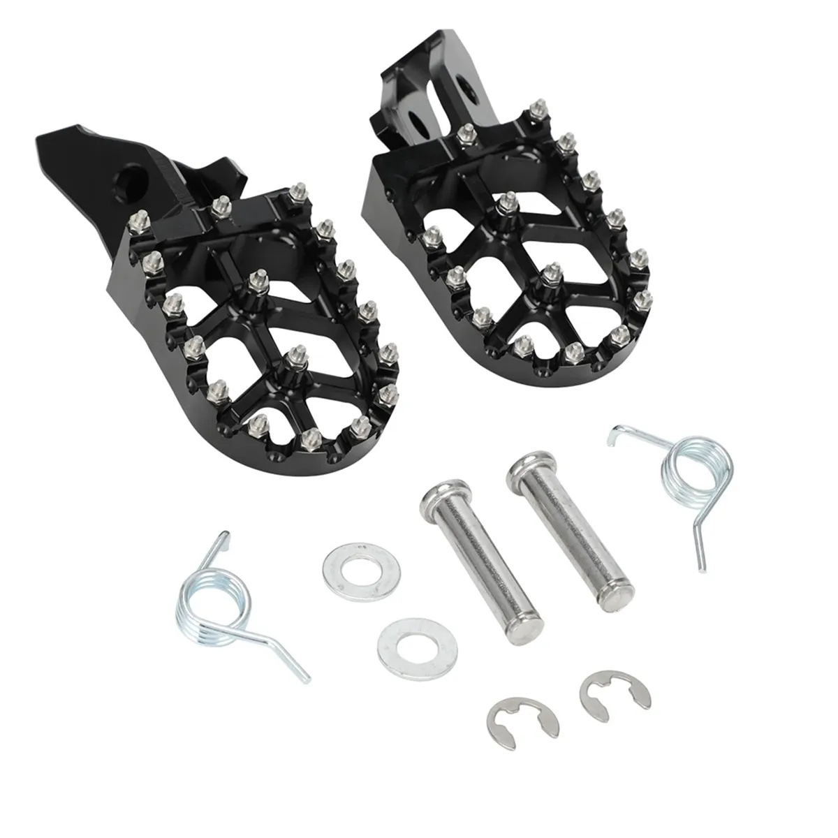 Footrest Foot Pegs Footpegs Rests Pedals Compatible with Universal
