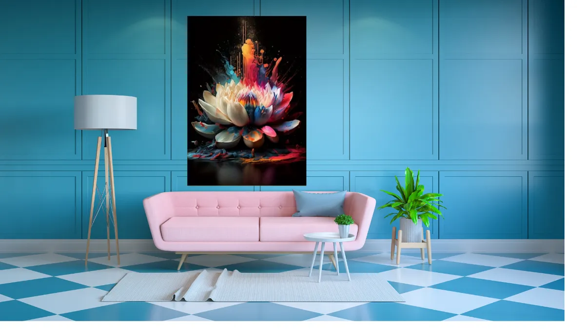 Lotus Flower Wall Art