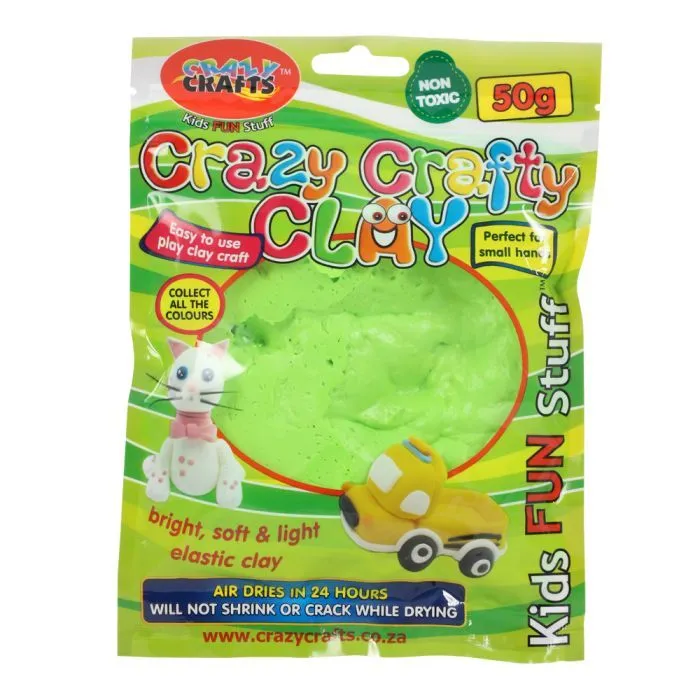 Light Green Craft Clay 50g