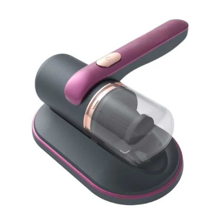 Portable Battery-Powered Vacuum Cleaner With UVC Lamp, Purple