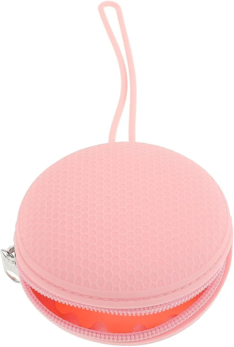Portable Silicone Storage Case with Zipper Small Lightweight Dustproof