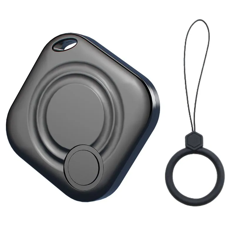 AirTag Holder Key Finder Tracker, IPX7 Waterproof- Works with Apple FindMy - Black