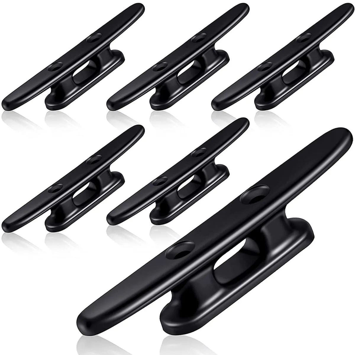 6 Pcs Boat Cleat Kayak Cleats 4 Inch Nylon Cleats for Boat Mooring