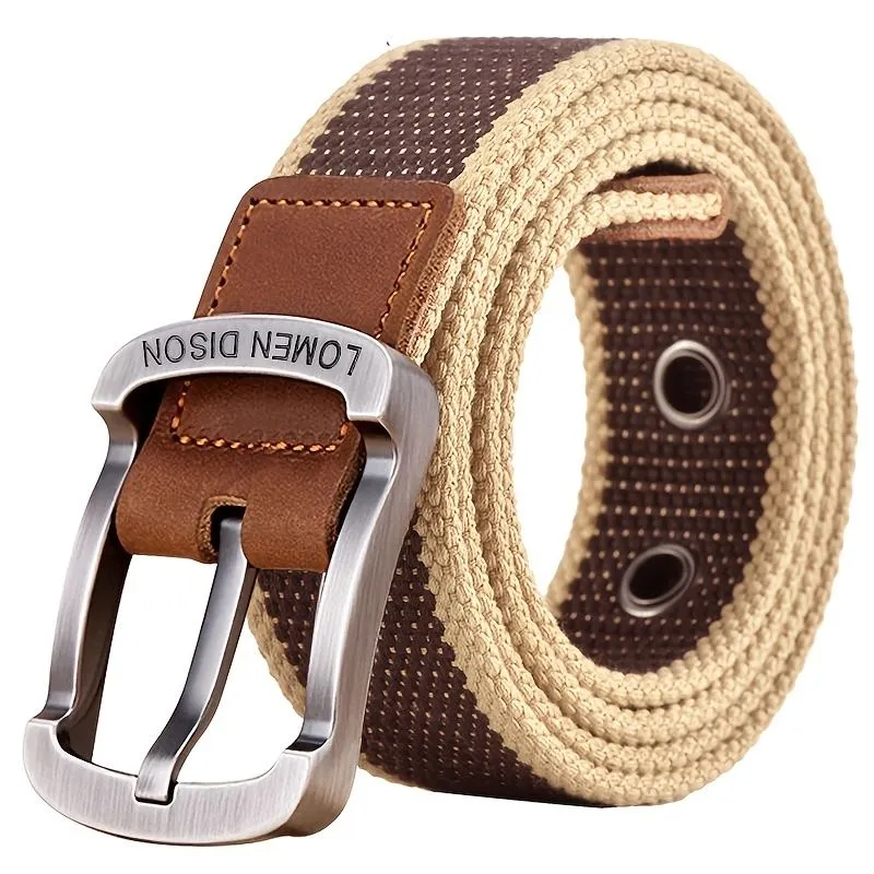 Men's canvas webbing belt