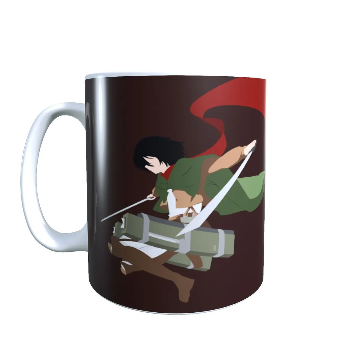 Mikasa Jump Minimal - Attack on Titan Coffee Mug