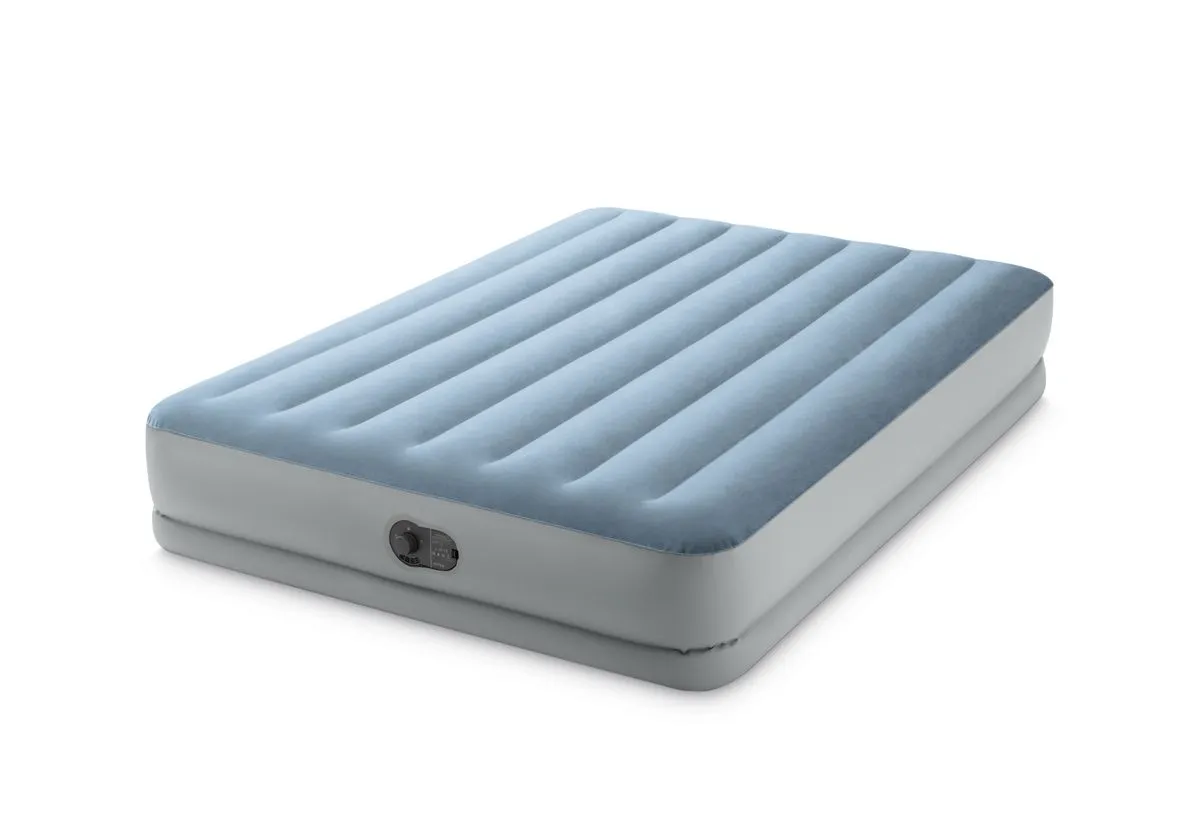 Intex Queen Dura-Beam Comfort Airbed With Fastfill USB