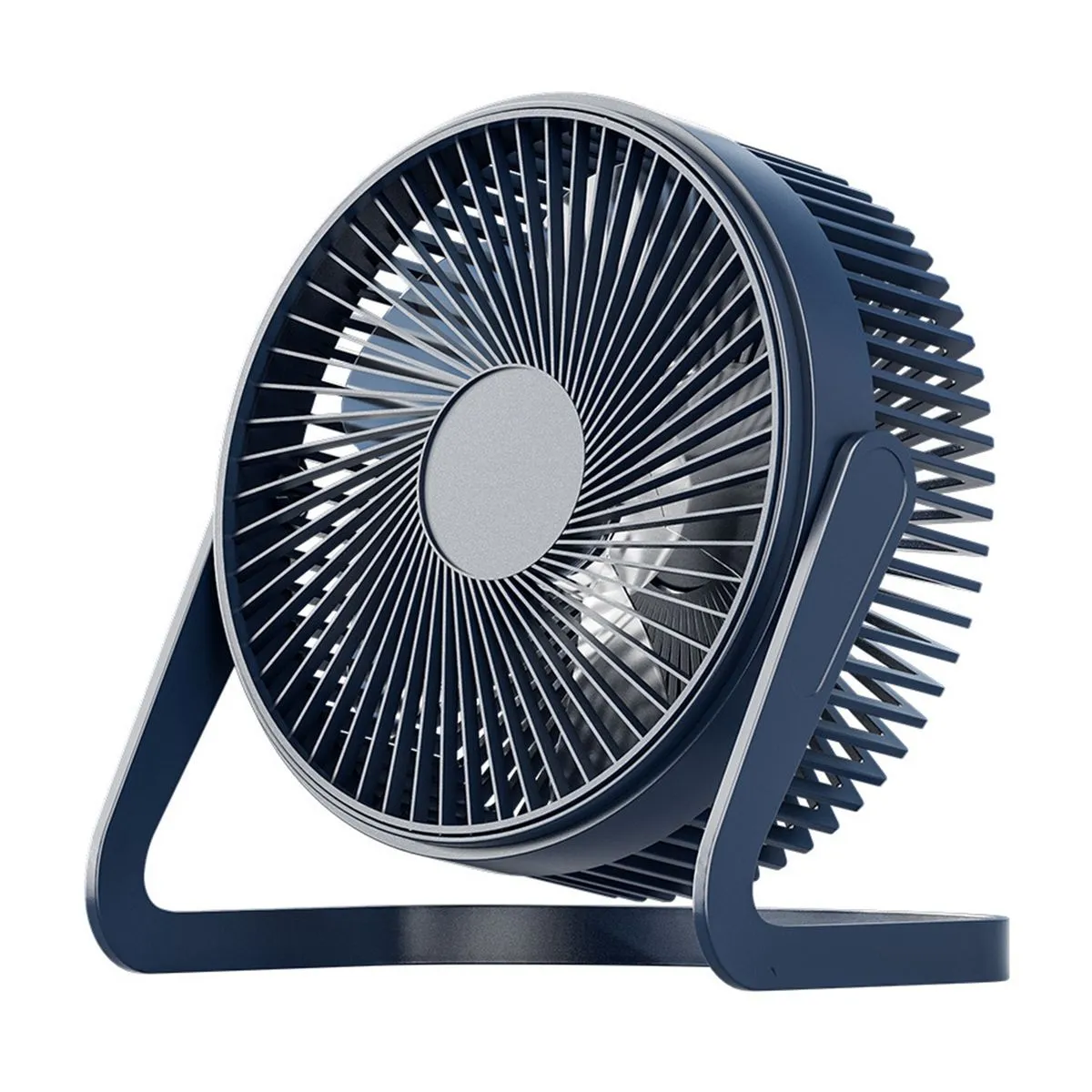 USB Desktop Fan, Portable Desktop Fan, Mini Desktop Fan, Air Circulator - Blue