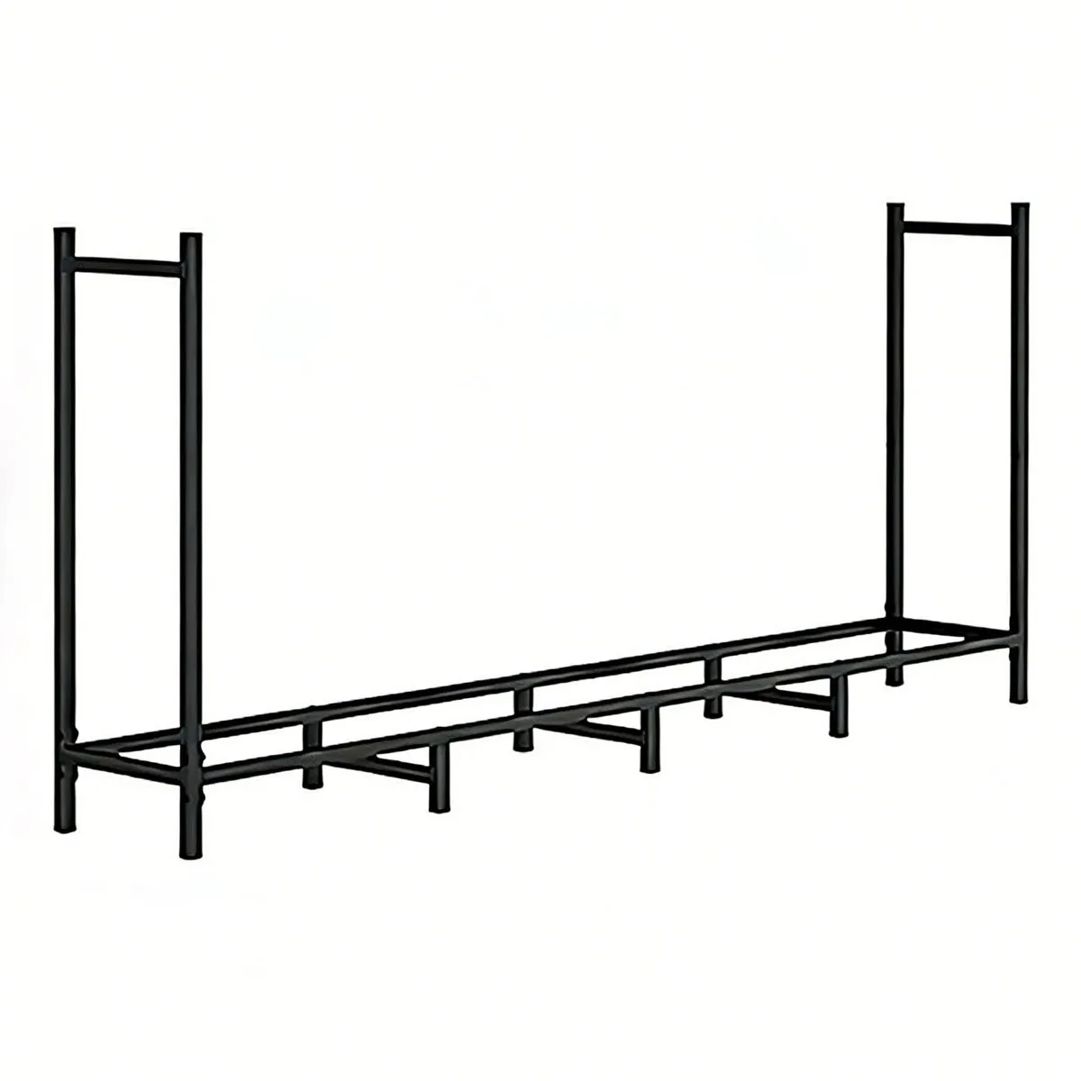 5FT Large layer Firewood Rack Metal Wood Rack/Storage rack -wood log holder