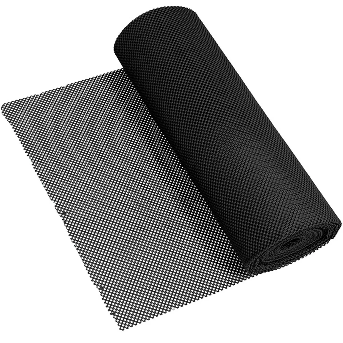 Cabinet Liner, Drawer and Shelf Liner for Kitchen Cabinets Non-Adhesive - Black