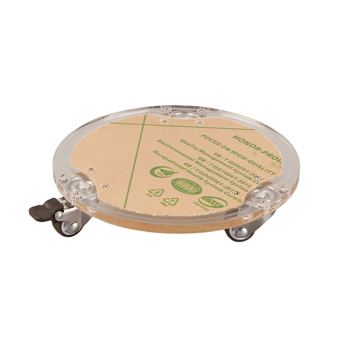 Round Acrylic Tray compatible with Heater Base