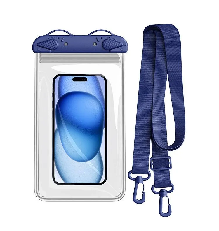 IPX8 Waterproof Phone Pouch Compatible with iPhone Samsung Huawei Xiaomi