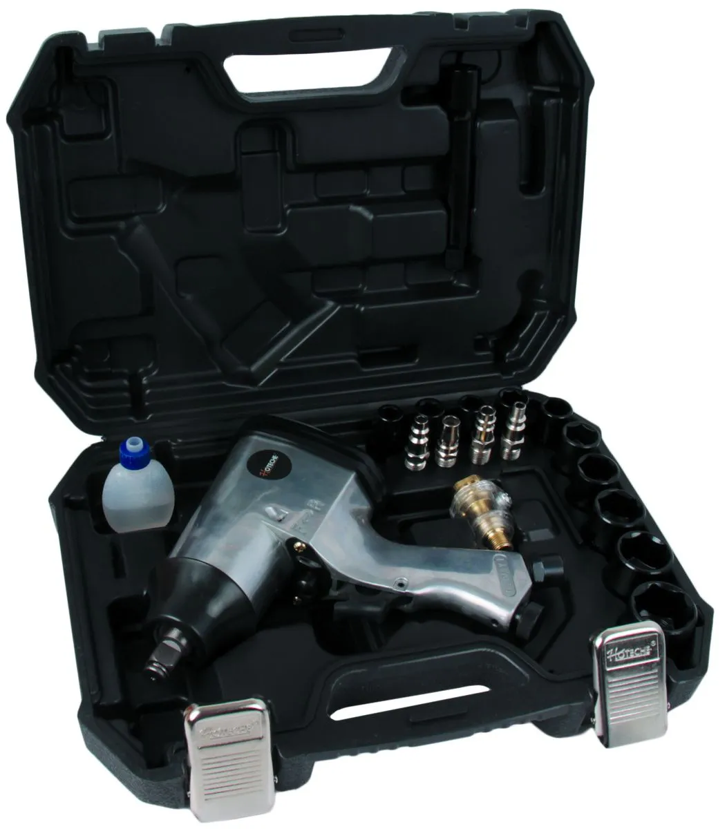 17 Piece 1/2 Inch Air Impact Wrench Kit