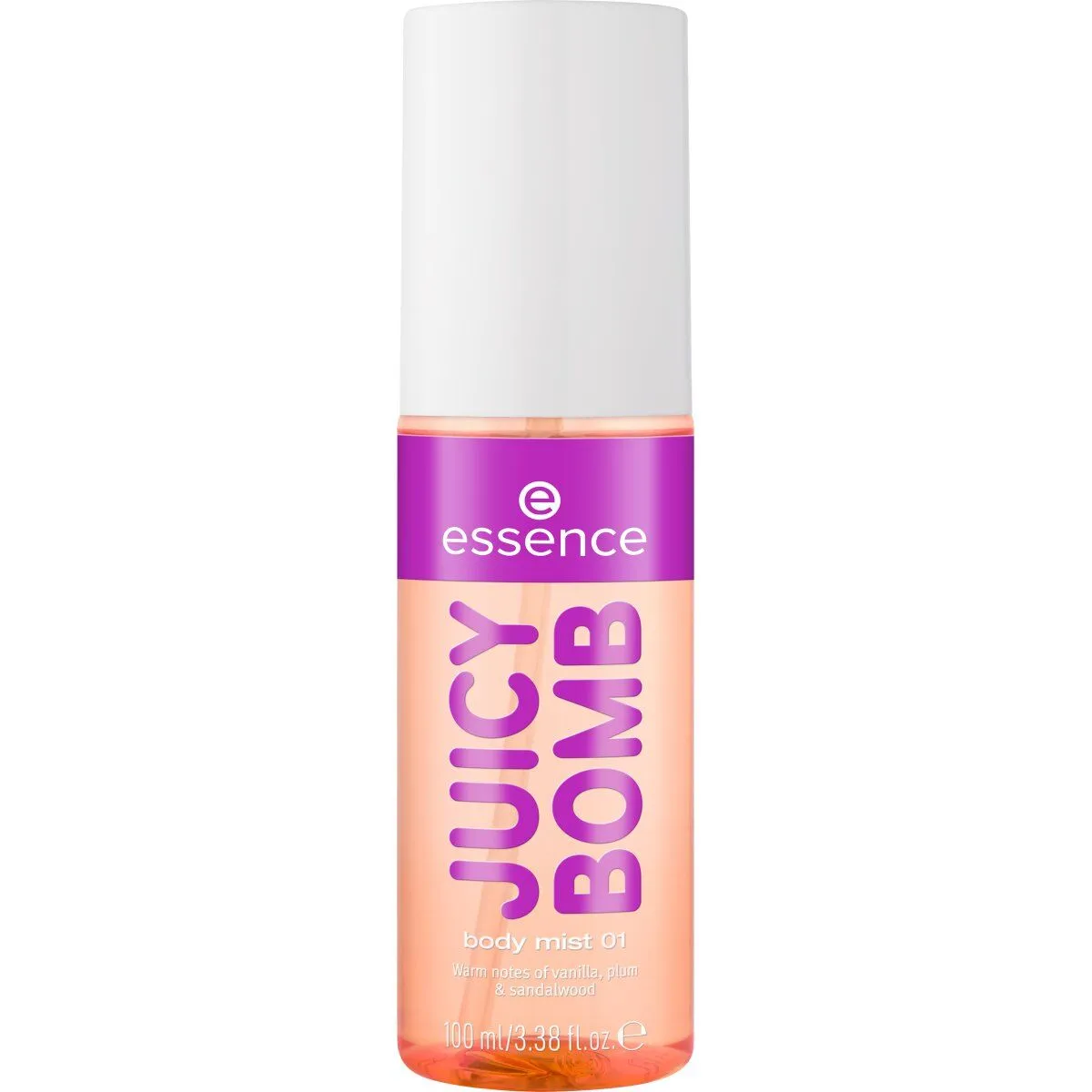 essence JUICY BOMB body mist - 01 Vanilla