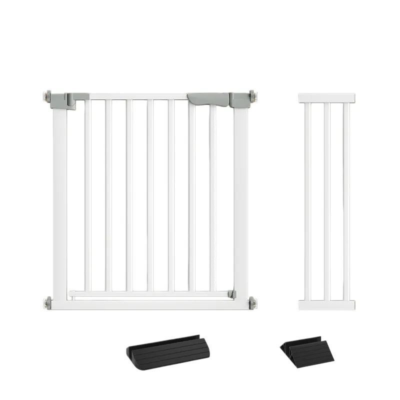 Baby Safety Gate, No-Drill, 180 Auto-Close, Anti-Kick Pedal, 75-104cm
