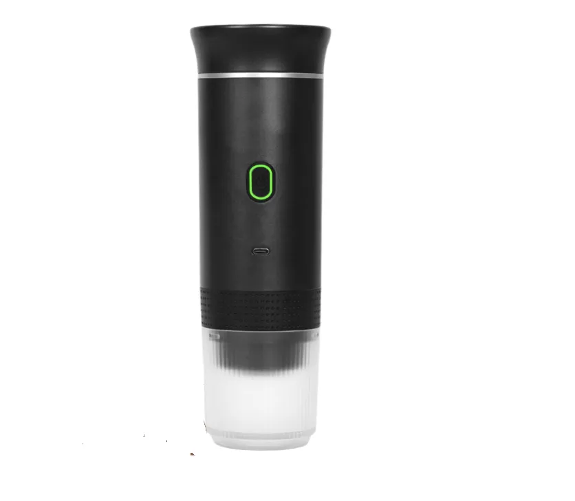 3-in-1 Portable Espresso Machine, Office, Car - Black