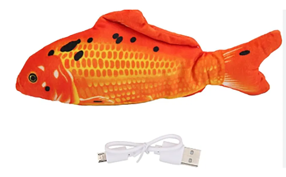 Moving Kitten Kicker, Floppy Wiggle Carp for Small Dogs and cats