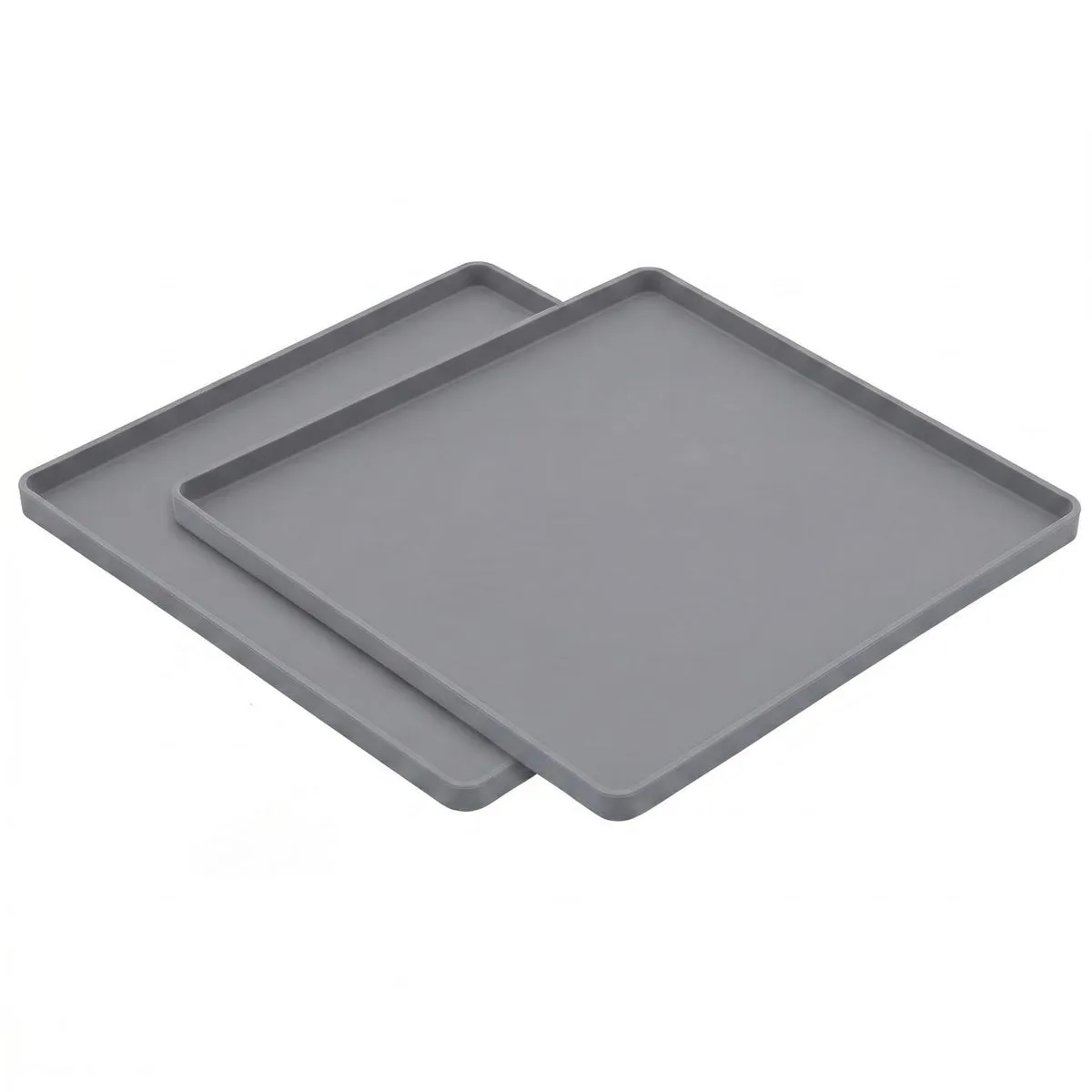 2 Pack Silicone Washing Machine Drain Pan Mats