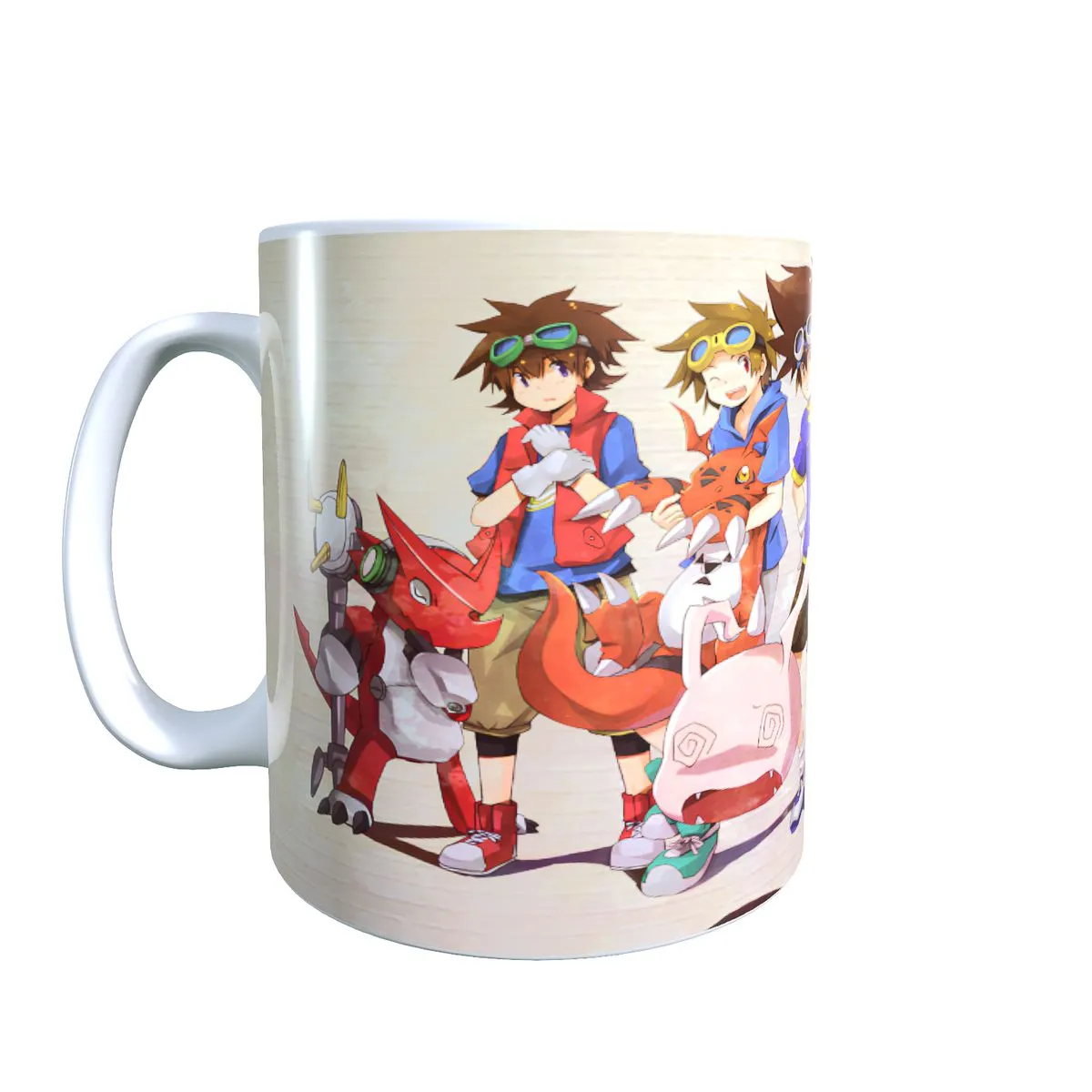 The Protagonists - Digimon Themed Coffee Mug