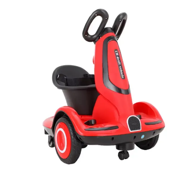 EX - 360 Rotating Electric Ride-On Car for Kids - Red