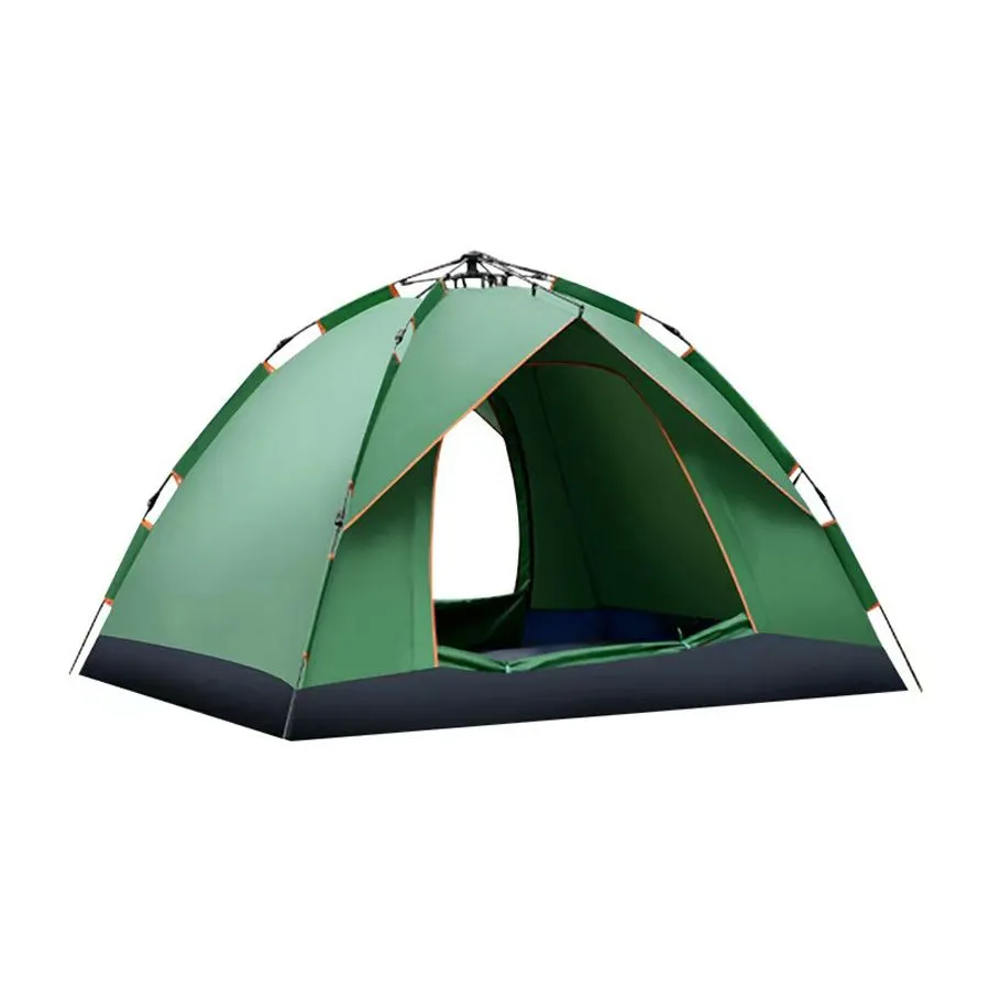 Tent-005-G, 3~4 Sleeper Tent - Green