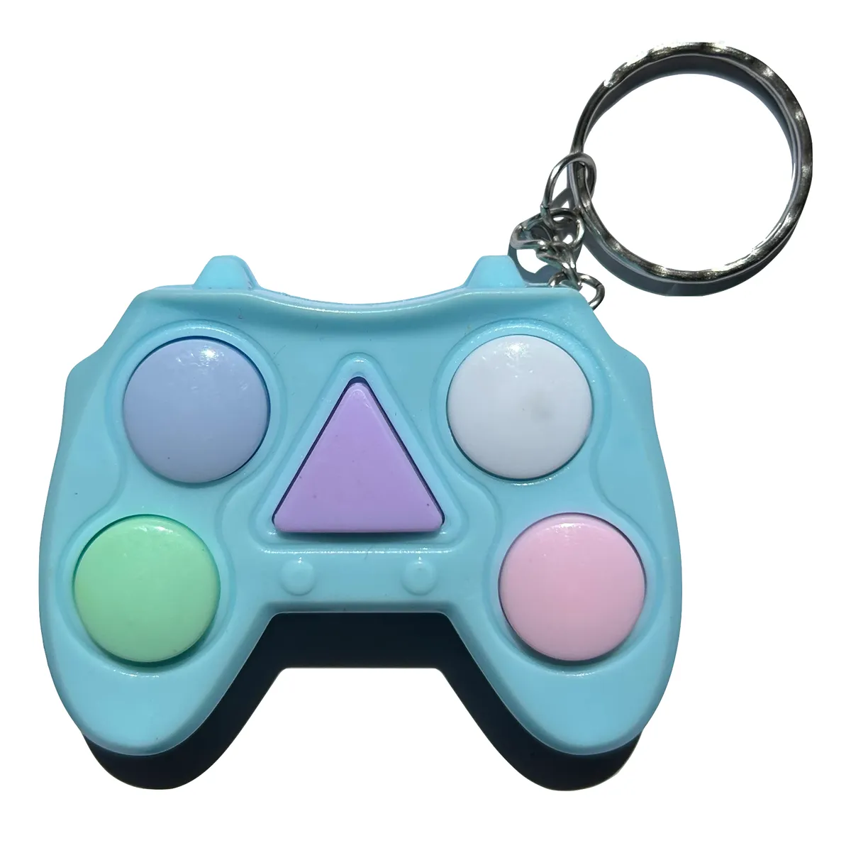 Mini Memory Development Game Console Keyring - Blue