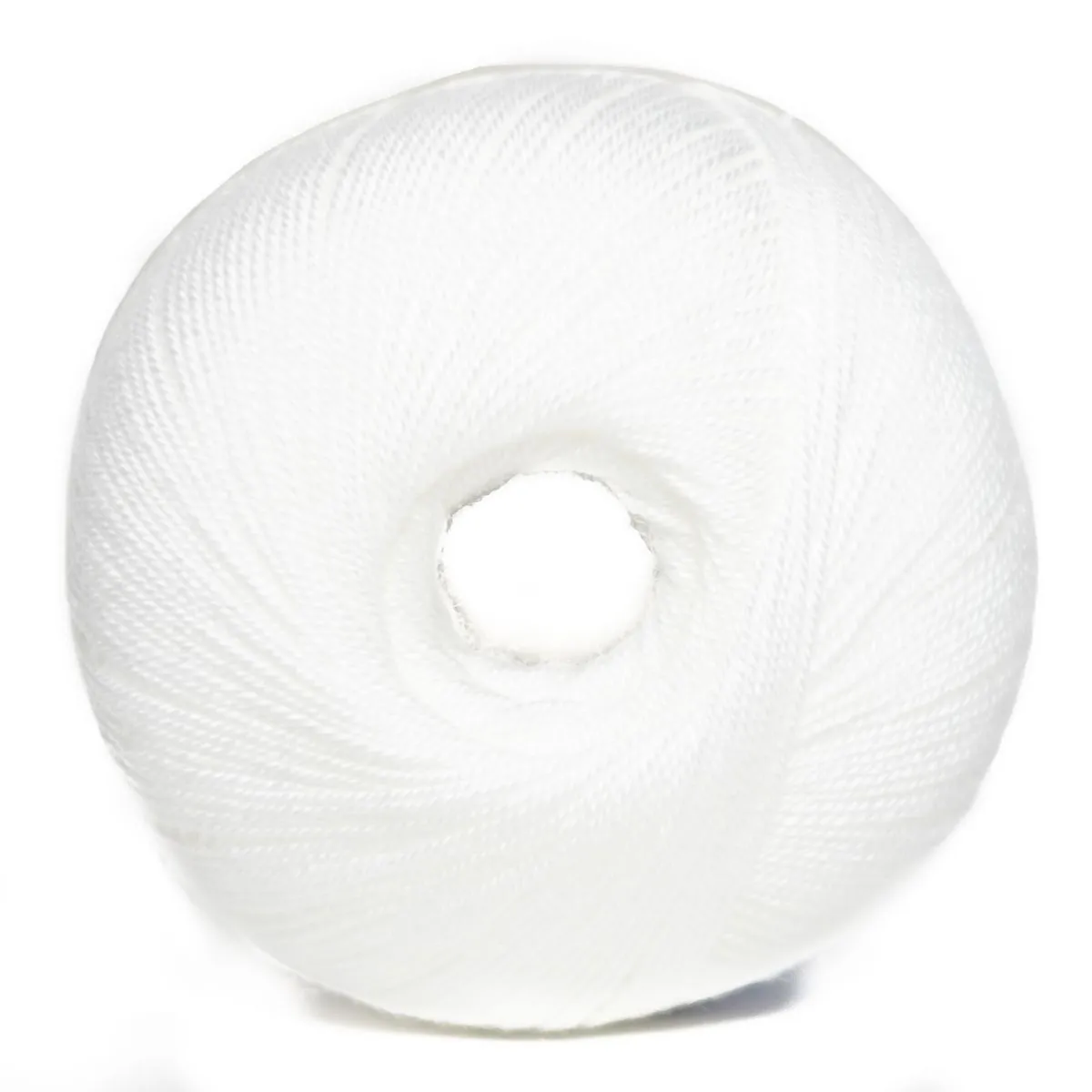Elle Wool Crochet No. 5 Yarn - 4 x 50 g balls - 001 White