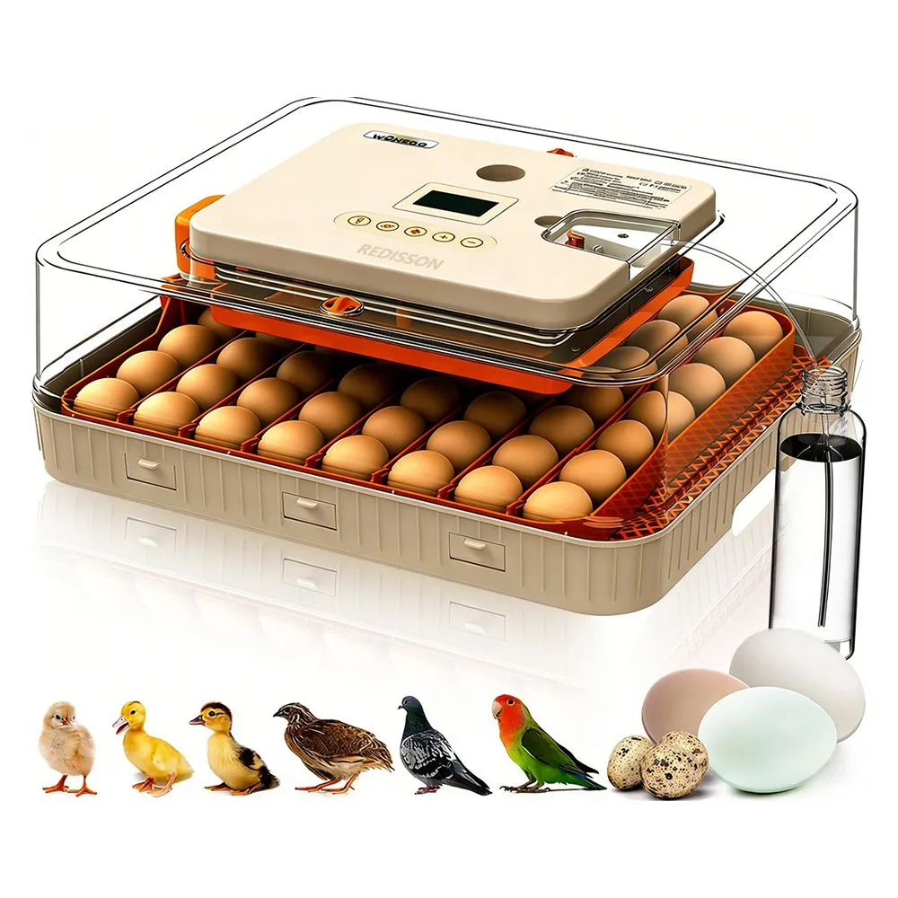 Redisson Egg incubators for Hatching 56 Eggs, Automatic Egg Turning .