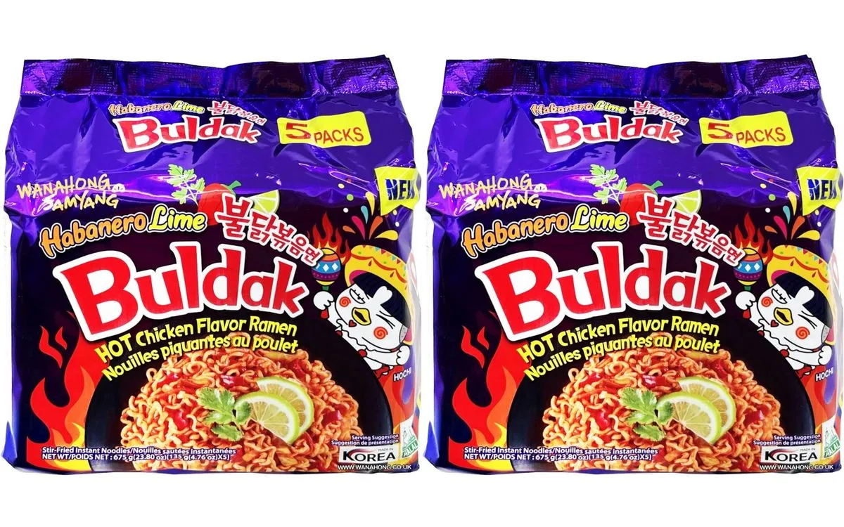 Samyang Hot Chicken Noodle Habanero Lime - 10 Pack