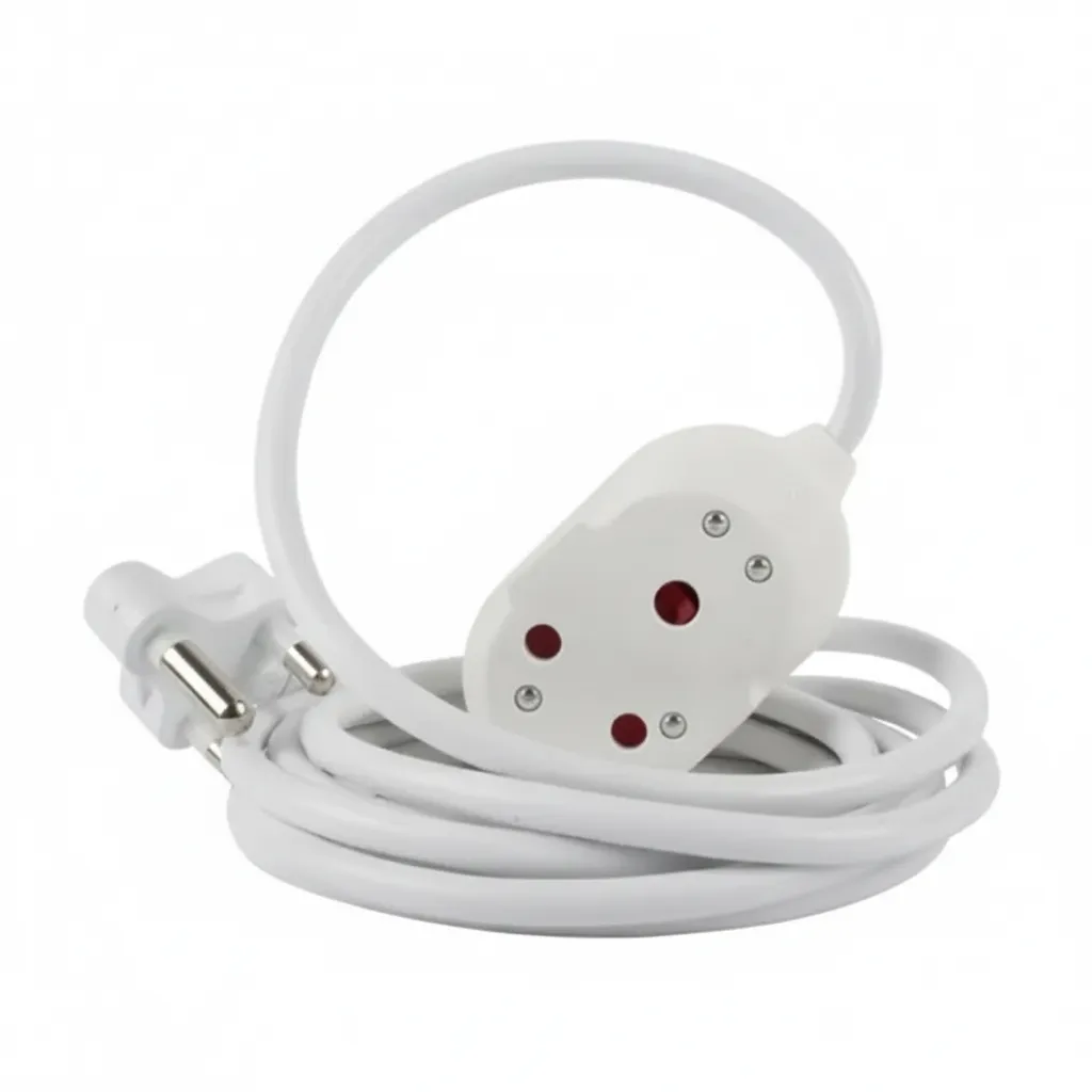 Nexus 5m Double Socket Extension Cord 16A - White