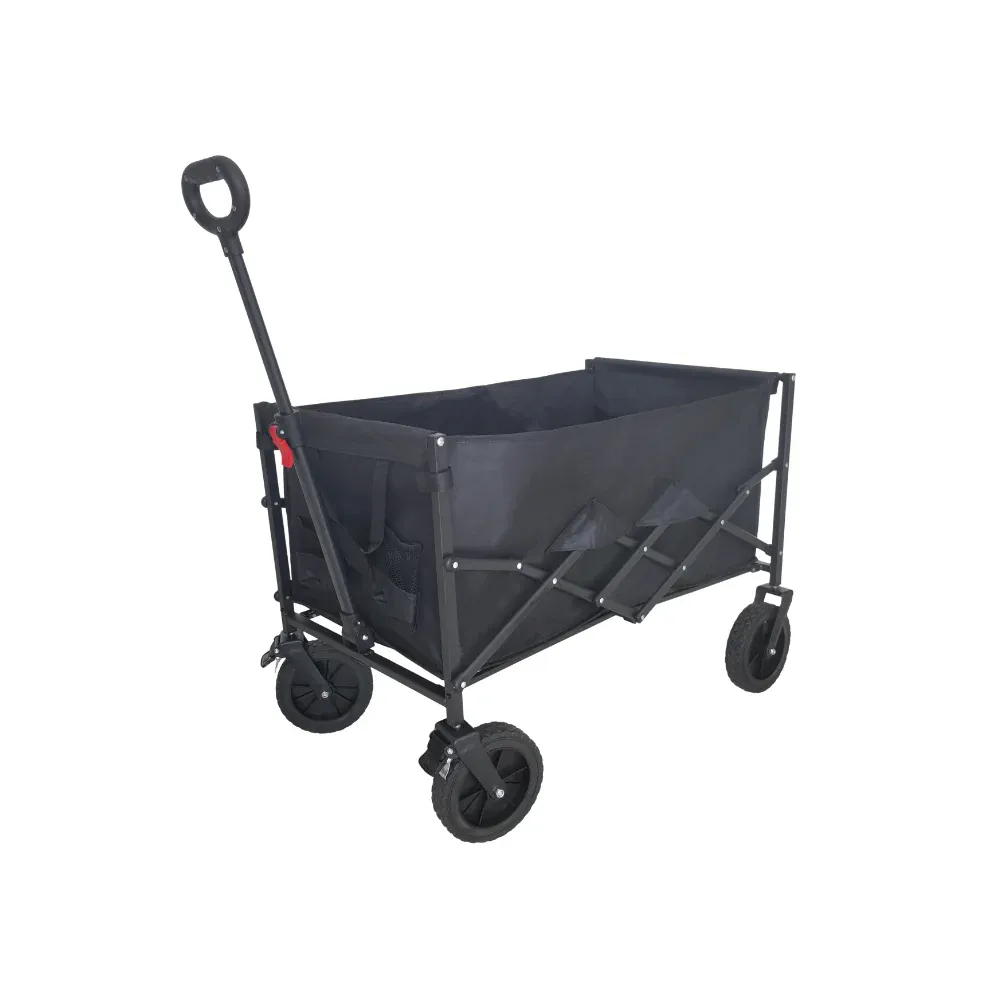 Small Collapsible Wagon Cart - Heavy-Duty Folding Utility Wagon
