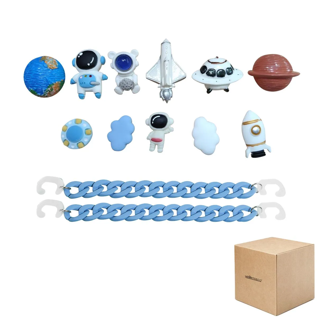 Heartdeco Clog Sandal Charms Shoes Pins for - Astronaut
