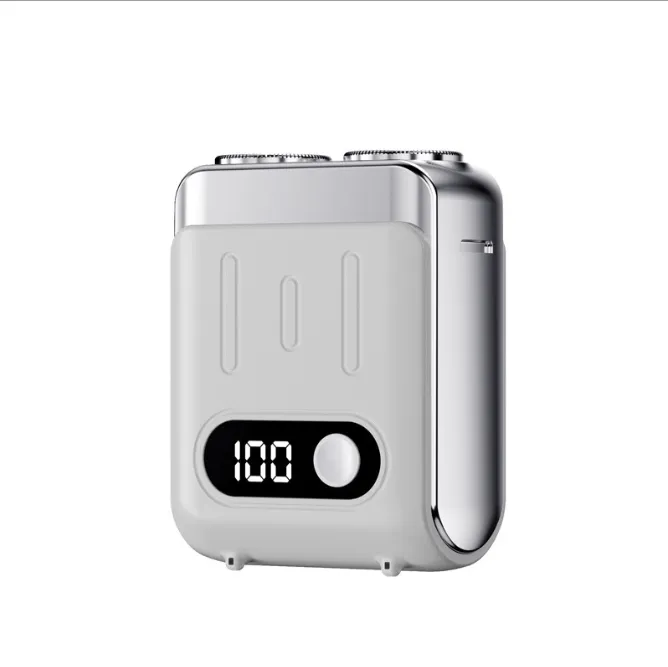 Mini Electric Razor For Men, New Portable Razors For Men IPX7 Waterproof - White