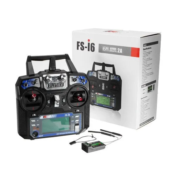 Flysky Fs-I6x Transmitter And Receiver Set - Mode 1 - Right-Hand Throttle