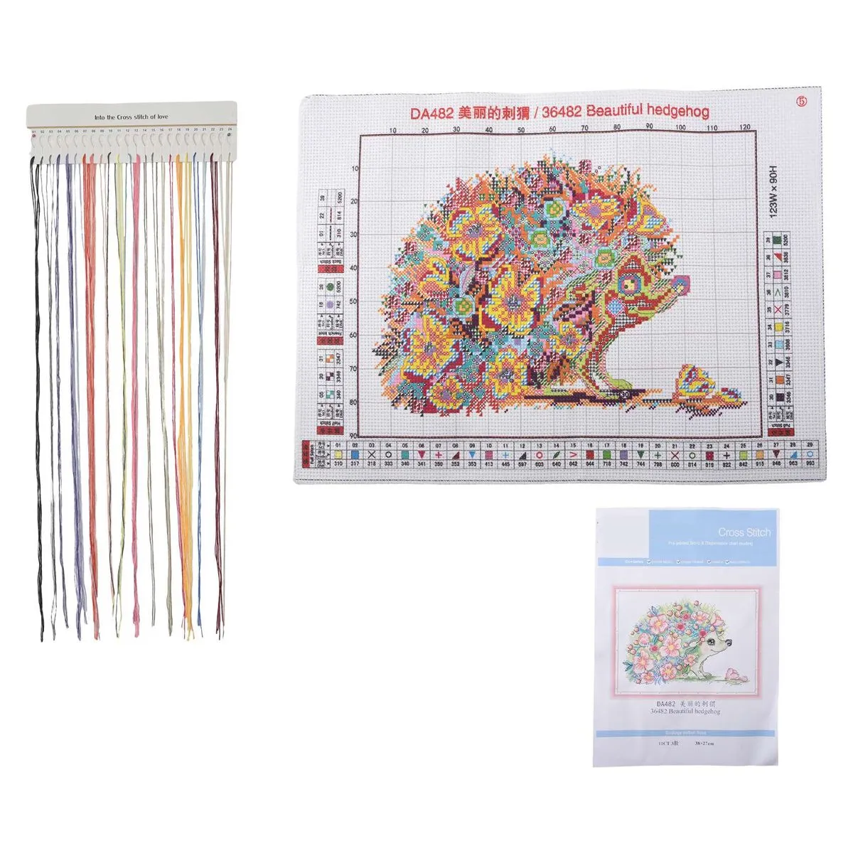 Stamped for Adults Beginner Kids 11CT DIY Embroidery Needlework Kit