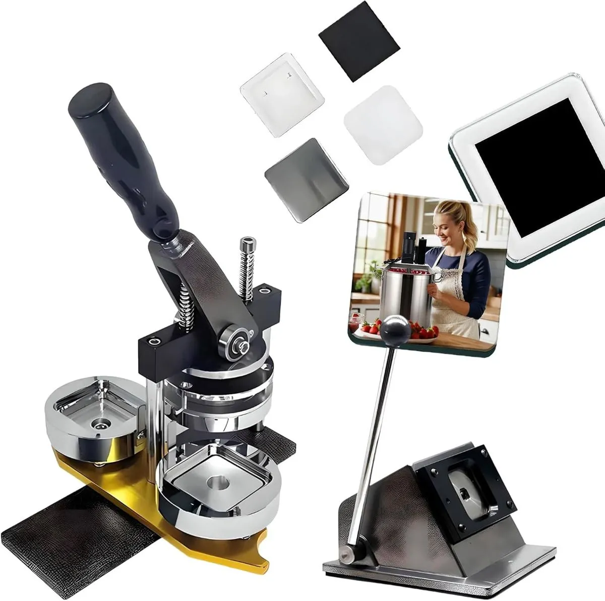 50MM-Photo Magnet Machine DIY Refrigerator Sticker Maker (with 50MM cutter)