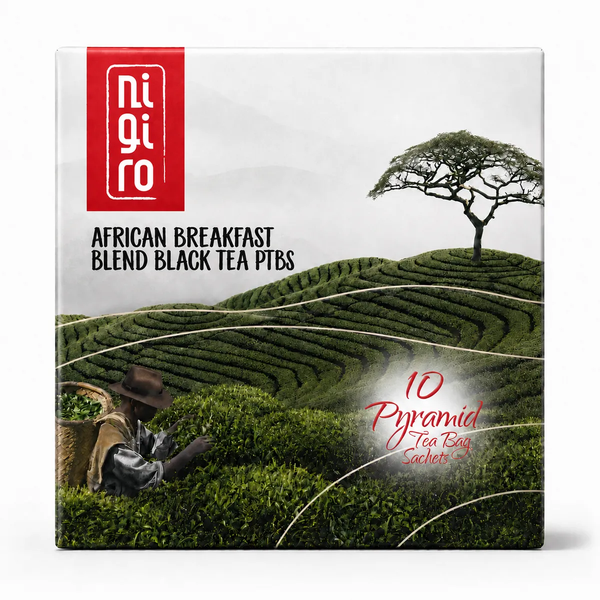 Nigiro African Breakfast Black Tea Blend 10 Tea Bags